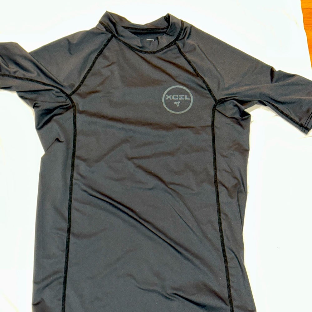 Athletic kids swim shirt